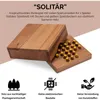 Solitär Gr. L mit gelben Steckern – Solitaire – Denkspiel Produktbild-Vorschau 8