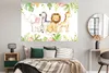 MuchoWow® Poster Dschungel - Tiere - Aquarellfarbe 180x120 Produktbild-Vorschau 4