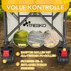 Chariot pliable TRESKO® 300 L avec frein, beige | Chariot à Voir les images du produit 8