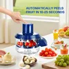 Pelatrice elettrica per frutta e verdura in acciaio Anteprima dell’immagine prodotto 5