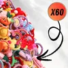 Set di 60 elastici per capelli colorati per bambine Anteprima dell’immagine prodotto 4