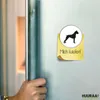 Huuraa Magnet Deutscher Boxer Silhouette 59mm Produktbild-Vorschau 2