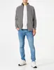 Mivaro Herren Sweatjacke ohne Kapuze aus 100% Bio Baumwolle Produktbild-Vorschau 2