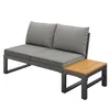 Set di mobili da giardino Merax con design a X e struttura Anteprima dell’immagine prodotto 13