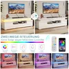 ProximaX TV-Schrank Hochglanz Weiß mit RGB-LED, Stauraum & Produktbild-Vorschau 10