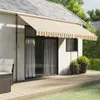 vidaXL Toile de store Multicolore Rayé 4x3 m Voir les images du produit 2