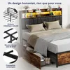 Stauraumbett 140x200cm, Bett mit Stauraum, 4 Schubladen, Produktbild-Vorschau 6