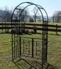 ALEOS. Eleganter XXL Rosenbogen Rankhilfe Pergola mit Tür Produktbild-Vorschau 2