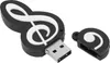 Černá poznámka Vzhled USB flash disku Roztomilý hudební Náhled obrázku produktu 4