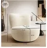 FURMEB24 DREHSESSEL OVO 81 x 85 cm BRAUN Produktbild-Vorschau 3