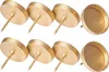 Novaliv 8x Kerzentülle ohne Dorn 8,5cm GOLD ALUMINIUM Produktbild-Vorschau 1