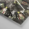 Wanduhr - Quadrat - Glasuhr - Äthiopien Ritual Stamm - Produktbild-Vorschau 5
