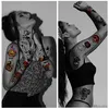 INF Tatuaggi temporanei di Halloween 10 fogli Multicolore Anteprima dell’immagine prodotto 4