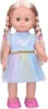 Bambola da passeggio Wiky Eliska 41 cm vestito blu - Anteprima dell’immagine prodotto 2