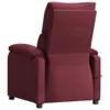 vidaXL Fauteuil relax électrique vin rouge tissu Voir les images du produit 6