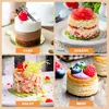 Edelstahl Kuchenringe 12er Set, 6cm Backformen für Dessert Produktbild-Vorschau 5