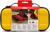 The back of a retail package for a Nintendo Switch protection case, showing product features and compatibility information. Anteprima dell’immagine prodotto