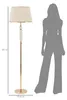 Lampada da Terra Praga Glam 165cm - Piantana in metallo Anteprima dell’immagine prodotto 6