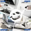 Collage showing a steam cleaner being used in different household and automotive settings. Produktbild-Vorschau