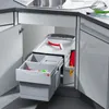 Hailo Rondo 2 plus. Collecteur de déchets, gris clair.  - Voir les images du produit 24