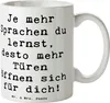 Mr. & Mrs. Panda Becher Spruch Sprachen lernen und anwenden Produktbild-Vorschau 1
