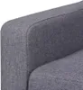 vidaXL Sofa 2-Sitzer Stoff Grau Produktbild-Vorschau 4