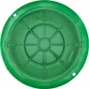 A top-down view of a green round manhole cover. Produktbild-Vorschau