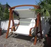 Design Hollywoodschaukel MERU HM101 aus Holz Lärche inkl. Produktbild-Vorschau 2