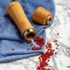 Dřevěný hmoždíř z bambusu s keramickými mlýnky na pepř a Náhled obrázku produktu 6
