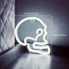 Lebka Deco Led Neon nástěnná dekorace, lebka noční světlo Náhled obrázku produktu 2