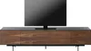 home24 Tv-Lowboard - Echtholzfurnier - Walnuss / Anthrazit Produktbild-Vorschau 3