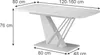 Esstisch Vicco Fenaro Weiß 120 x 80 cm ausziehbar, Model Produktbild-Vorschau 2