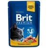 Brit Premium Cat Adult Salmone + Trota in busta 100g Anteprima dell’immagine prodotto 1