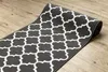 TAPIS DE COULOIR BCF MORAD Trelis Treillis marocain gris / Voir les images du produit 5