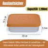 Brotdose Kinder Edelstahl mit Einsatz, BPA frei, Lunchbox, Produktbild-Vorschau 13