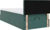 Ottoman-Bett mit Matratze & LEDs Dunkelgrün 90x190 cm Samt Produktbild-Vorschau 10