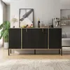 160 cm Sideboard mit 1 großen Schublade 4 Türen, Kommode Produktbild-Vorschau 1