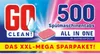 Marketing image for dishwasher tabs, showing the brand logo, quantity, and product type. Produktbild-Vorschau