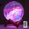 Minicee LED Mondlampe 18 cm mit 16 Farben und Fernbedienung Produktbild-Vorschau 1