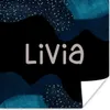 MuchoWow® Poster Livia - Pastell - Mädchen 100x100 cm - Produktbild-Vorschau 1