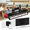 COSTWAY Elektrisch piano met 61 toetsen, 200 ritmes en 200 Productafbeelding-voorbeeld 7