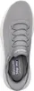 A top-down view of a gray Skechers slip-on sneaker. Produktbild-Vorschau