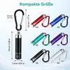 18 Stück Mini Taschenlampe Schlüsselanhänger, mehrfarbig, Produktbild-Vorschau 6