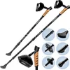 SPORTANA® Wanderstöcke Teleskop Aufsätze Gummipuffer Nordic Produktbild-Vorschau 1