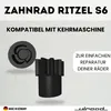 2x Zahnrad Ritzel passend für Kärcher S6 Twin Kehrmaschine Produktbild-Vorschau 2