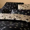 elegante Mako-Satin-Bettwäsche-Garnitur Paws Farbe Produktbild-Vorschau 4