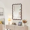 Lustro ścienne 'Porloskid' drewno Paulownia i MDF w formie Podgląd zdjęcia produktu 1