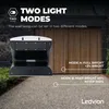 Ledvion Moderne Solar LED Wandlampe sensor 8W Warmweiß IP65 Produktbild-Vorschau 3