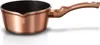 A rose gold saucepan with a black interior and handle, shown on a white background. Podgląd zdjęcia produktu
