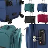 Koffer 68 cm mittlerer Weicher Rollen Stoff Trolley Rot 85 Produktbild-Vorschau 4